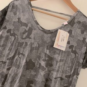 Lularoe NWT size small camo macy dress